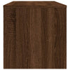 TV-taso ruskea tammi 100x40x40 cm tekninen puu