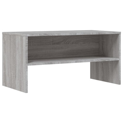 TV-taso harmaa Sonoma 80x40x40 cm tekninen puu