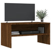 TV-taso ruskea tammi 80x40x40 cm tekninen puu