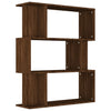 Ruskea tammi kirjahylly/tilanjakaja Dimitriana 80x24x96cm (puinen)