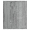 Kirjahylly / TV-taso harmaa Sonoma 36x30x143 cm tekninen puu