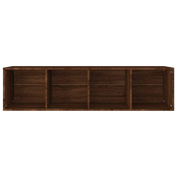 Kirjahylly / TV-taso ruskea tammi 36x30x143 cm tekninen puu