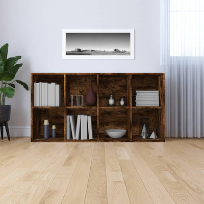 Kirjahylly / Senkki savutammi 66x30x130 cm tekninen puu