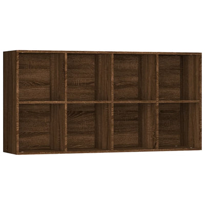 Kirjahylly / Senkki ruskea tammi 66x30x130 cm tekninen puu
