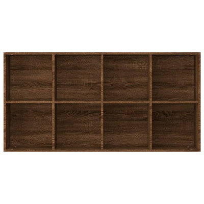 Kirjahylly / Senkki ruskea tammi 66x30x130 cm tekninen puu