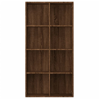 Kirjahylly / Senkki ruskea tammi 66x30x130 cm tekninen puu