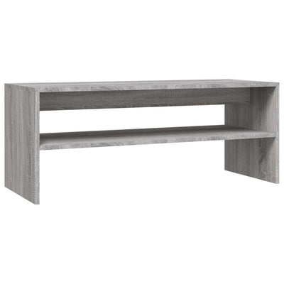 Sohvapöytä harmaa Sonoma 100x40x40 cm tekninen puu