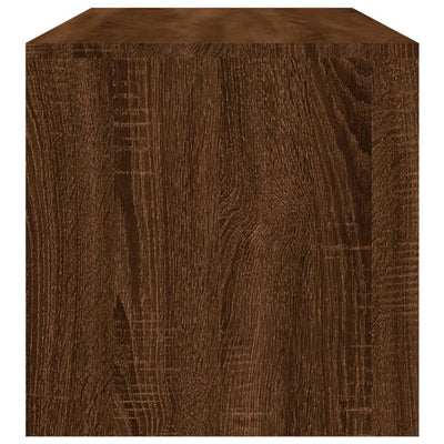 Sohvapöytä ruskea tammi 100x40x40 cm tekninen puu