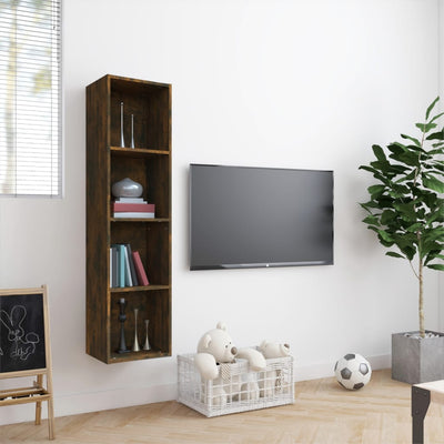 Kirjahylly / TV-taso savutammi 143x30x36 cm tekninen puu