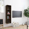 Kirjahylly / TV-taso ruskea tammi 143x30x36 cm tekninen puu
