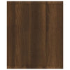 Kirjahylly / TV-taso ruskea tammi 143x30x36 cm tekninen puu