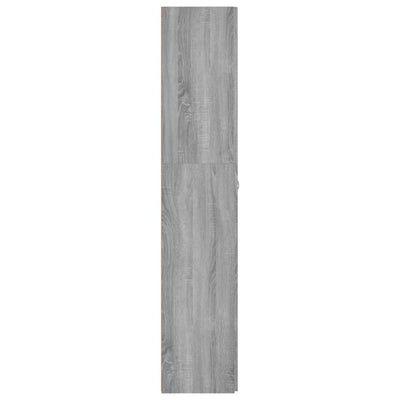 Kenkäkaappi harmaa Sonoma 80x35,5x180 cm tekninen puu