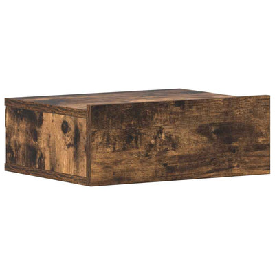 Savutammi kelluva yöpöytä Saif 40x30x15cm (puinen)