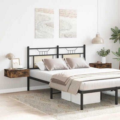 Savutammi kelluvat yöpöydät Saif 40x30x15cm (2 kpl puinen)