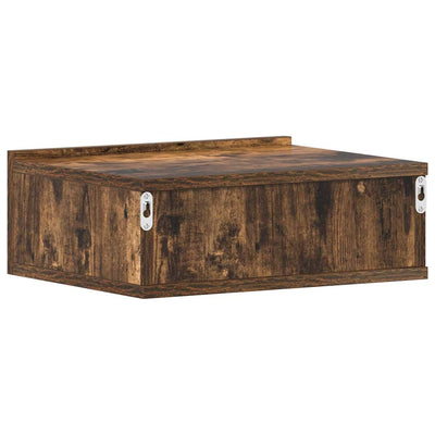 Savutammi kelluvat yöpöydät Saif 40x30x15cm (2 kpl puinen)