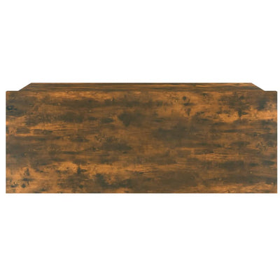 Kelluvat yöpöydät 2 kpl savutammi 40x30x15 cm tekninen puu
