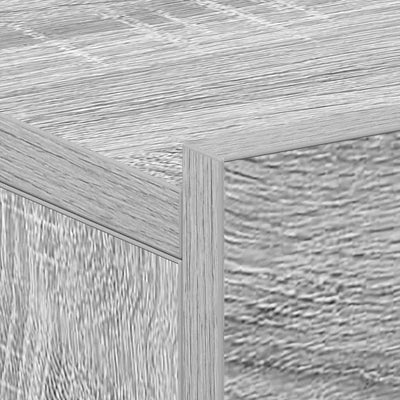 Harmaa kelluvat yöpöydät Saif 40x30x15cm (2 kpl sonoma puinen)