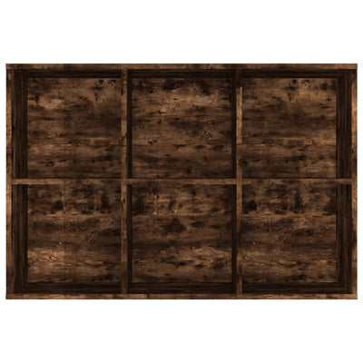 Kirjahylly / Senkki savutammi 66x30x98 cm tekninen puu
