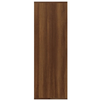 Kenkäteline ruskea tammi 54x34x100,5 cm tekninen puu