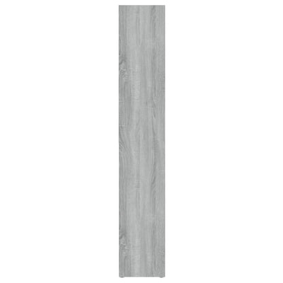 CD-hyllyt 2 kpl harmaa Sonoma 21x16x93,5 cm tekninen puu