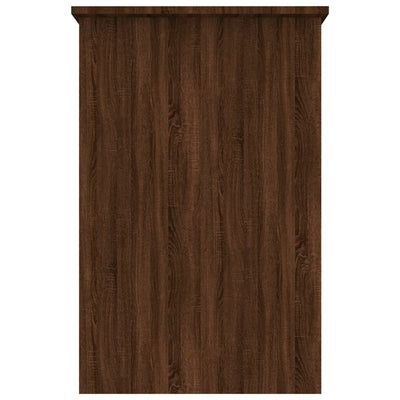 Työpöytä ruskea tammi 100x50x76 cm tekninen puu