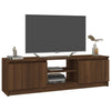 TV-taso ruskea tammi 120x30x35,5 cm tekninen puu