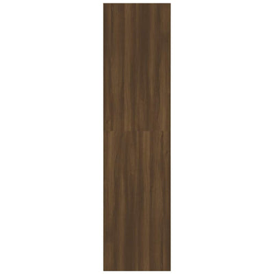 Ruskea tammi vaatekaappi Onal 100x50x200cm (puinen)