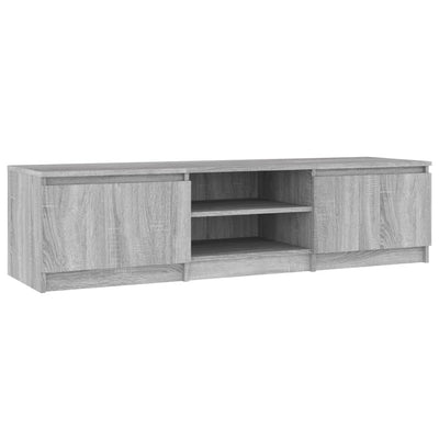 TV-taso harmaa Sonoma 140x40x35,5 cm tekninen puu