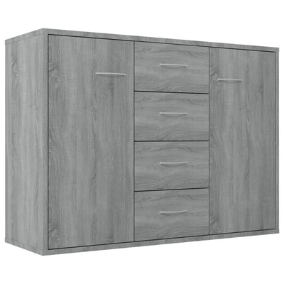 Senkki harmaa Sonoma 88x30x65 cm tekninen puu