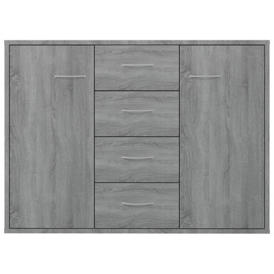 Senkki harmaa Sonoma 88x30x65 cm tekninen puu