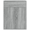 Senkki harmaa Sonoma 60x30x75 cm tekninen puu