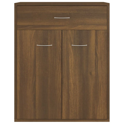 Senkki ruskea tammi 60x30x75 cm tekninen puu