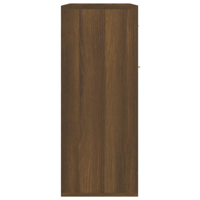 Senkki ruskea tammi 60x30x75 cm tekninen puu