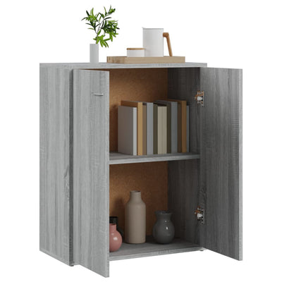 Senkki harmaa Sonoma 60x30x75 cm tekninen puu