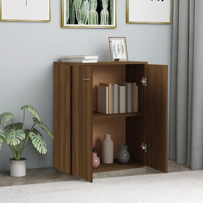 Senkki ruskea tammi 60x30x75 cm tekninen puu