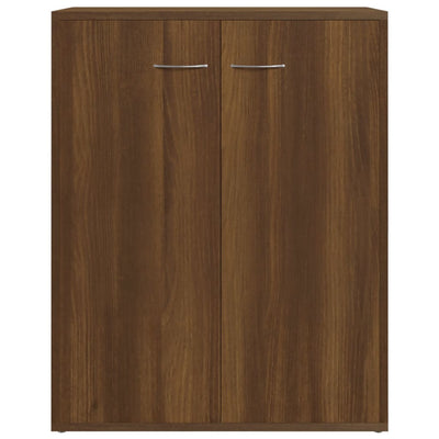 Senkki ruskea tammi 60x30x75 cm tekninen puu