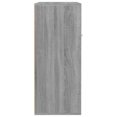 Kenkäkaappi harmaa Sonoma 60x35x84 cm tekninen puu