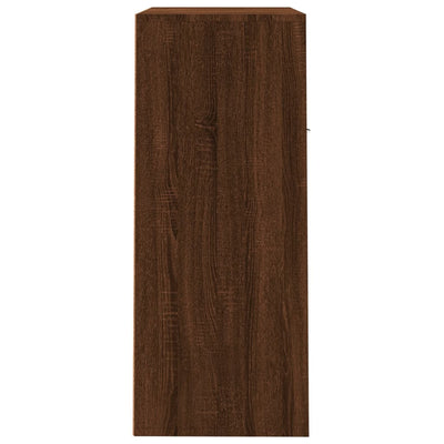 Kenkäkaappi ruskea tammi 60x35x84 cm tekninen puu