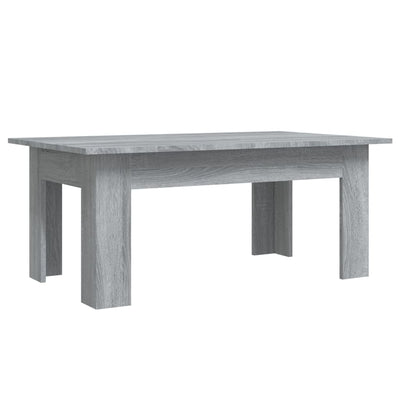 Sohvapöytä harmaa Sonoma 100x60x42 cm tekninen puu