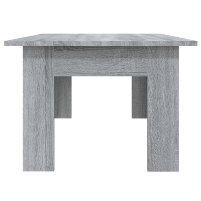 Sohvapöytä harmaa Sonoma 100x60x42 cm tekninen puu