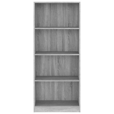 4-kerroksinen Kirjahylly harm. Sonoma 60x24x142 cm tekninen puu