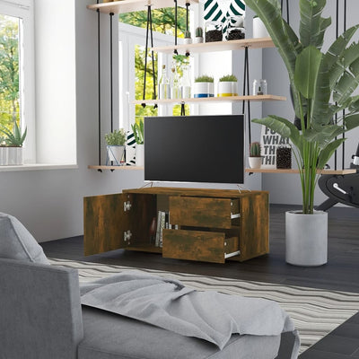 TV-taso savutammi 80x34x36 cm tekninen puu
