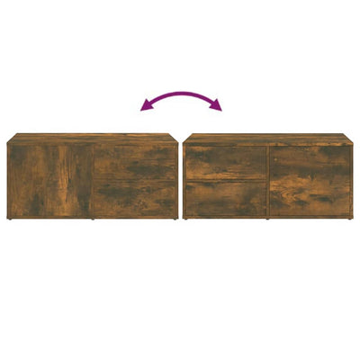 TV-taso savutammi 80x34x36 cm tekninen puu