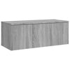 TV-taso harmaa Sonoma 80x34x30 cm tekninen puu