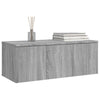 TV-taso harmaa Sonoma 80x34x30 cm tekninen puu