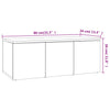 TV-taso ruskea tammi 80x34x30 cm tekninen puu