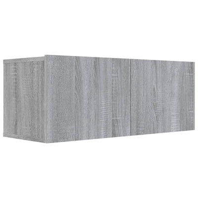 TV-seinäkaappi harmaa Sonoma 80x30x30 cm tekninen puu