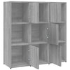 Kirjahylly harmaa Sonoma 90x30x90 cm tekninen puu