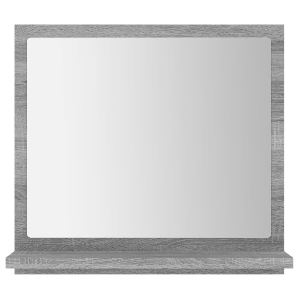 Harmaa kylpyhuoneen peili Jiiajing 40x10,5x37cm (puinen)