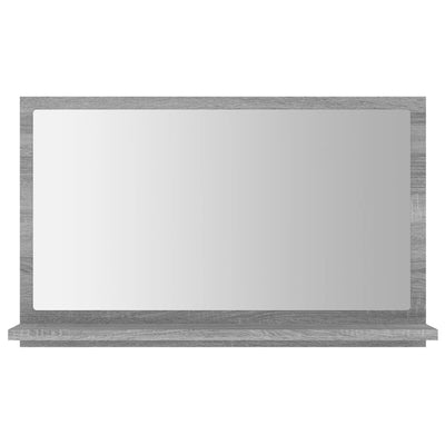 Kylpyhuoneen peili harmaa Sonoma 60x10,5x37 cm tekninen puu